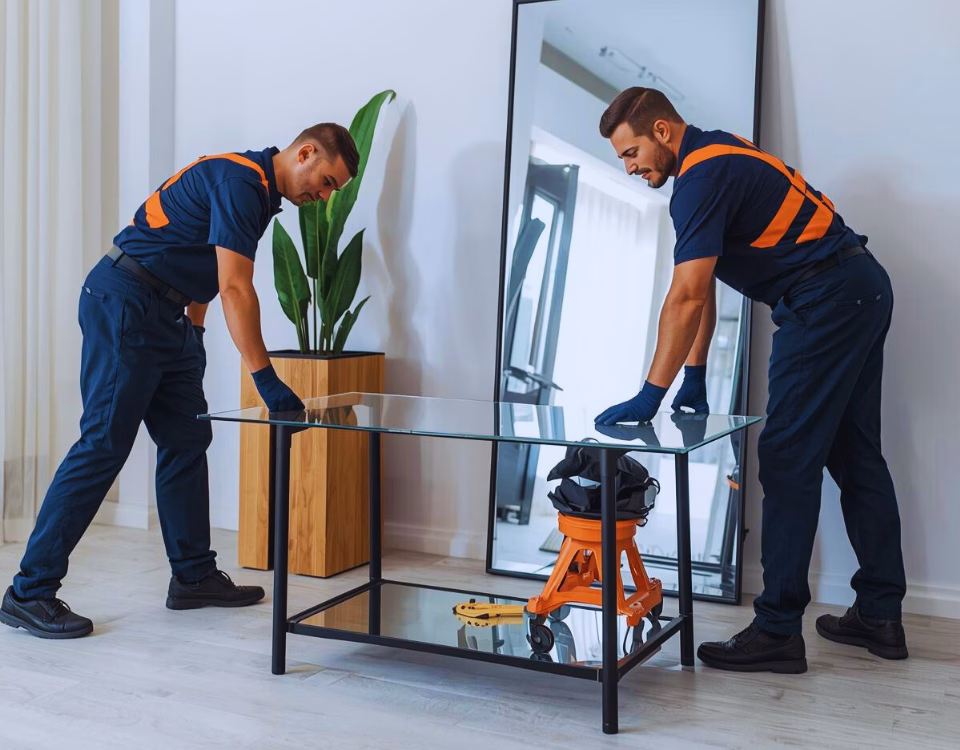 Mutări mobilă din sticlă și oglinzi — protecție anti-zgâriere (1)