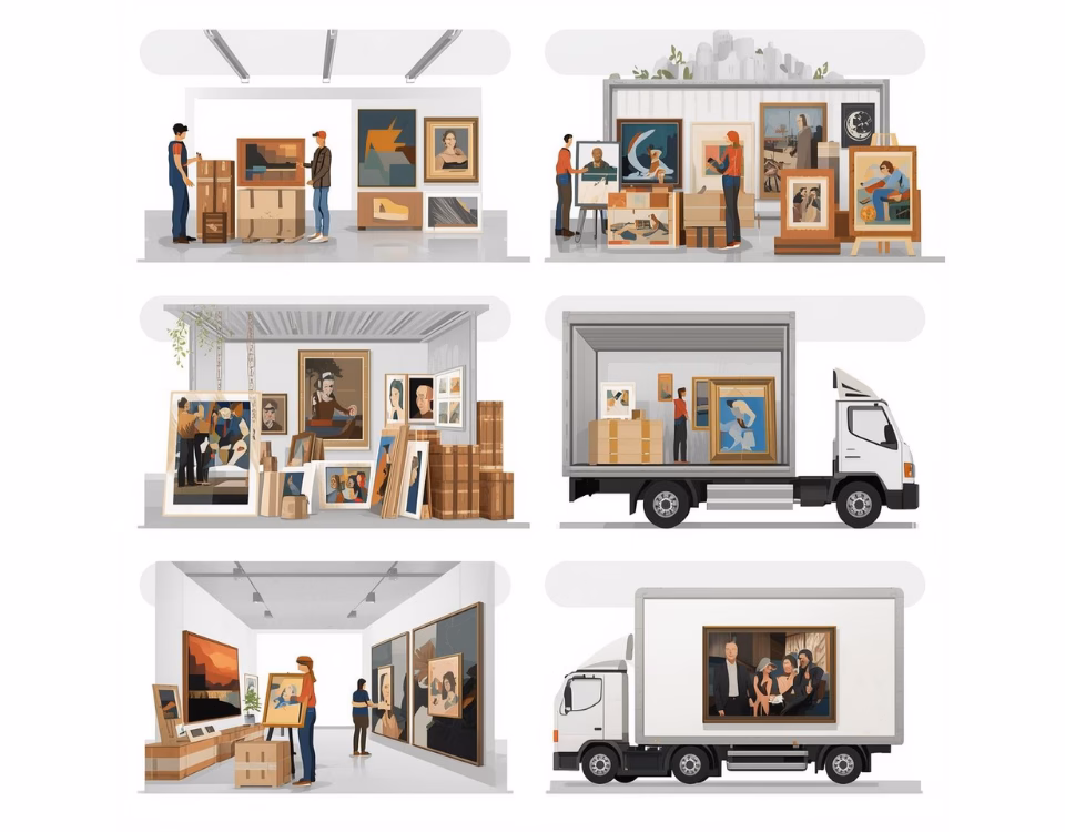 Transport expoziții de artă contemporană în Ploiești (1)