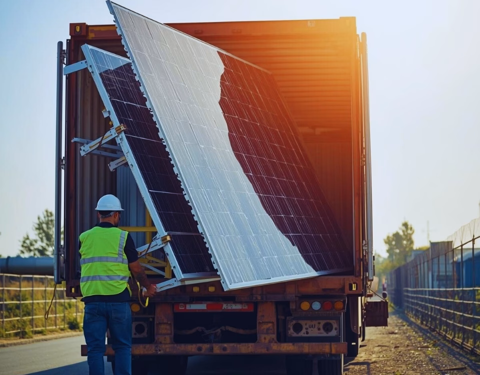 Transport panouri fotovoltaice soluții sigure pentru livrare